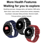 ET310 1.39 inch IPS Screen IP67 Waterproof Silicone Band Smart Watch, Support Body Temperature Monitoring / ECG, ET310