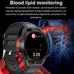 ET310 1.39 inch IPS Screen IP67 Waterproof Leather Band Smart Watch, Support Body Temperature Monitoring / ECG, ET310