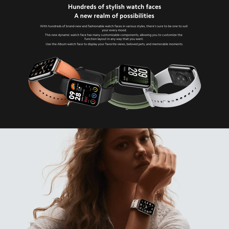Original Xiaomi Mi Band 8 Pro Global 1.74 inch AMOLED Full Color Screen 5ATM Waterproof Smart Watch, Support GPS / NFC / Heart Rate