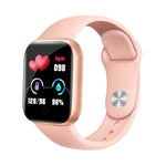 Y68 1.44 inch Smart Watch, Support Heart Rate Blood Pressure Blood Oxygen Monitoring, Y68 Black, Y68 Pink, Y68 White