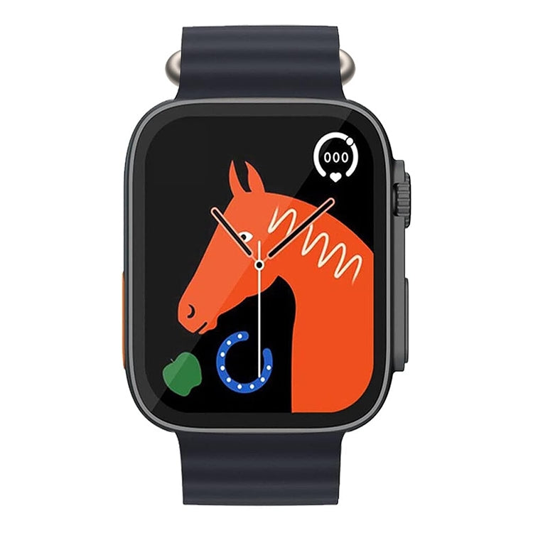 T800 Ultra 1.99 inch Ocean Silicone Band Smart Watch Support Heart Rate / ECG, Ocean Silicone Band (Black), Ocean Silicone Band (White), Ocean Silicone Band (Yellow)