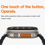 T800 Ultra 1.99 inch Ocean Silicone Band Smart Watch Support Heart Rate / ECG, Ocean Silicone Band (Black), Ocean Silicone Band (White), Ocean Silicone Band (Yellow)