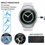 2 PCS ENKAY Hat-Prince for Samsung Gear S2 Smart Watch 0.2mm 9H Surface Hardness 2.15D Explosion-proof Tempered Glass Screen Film