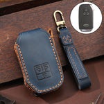 For KIA Carnival EX / SX Hallmo Car Cowhide Leather Key Protective Cover Key Case, C138