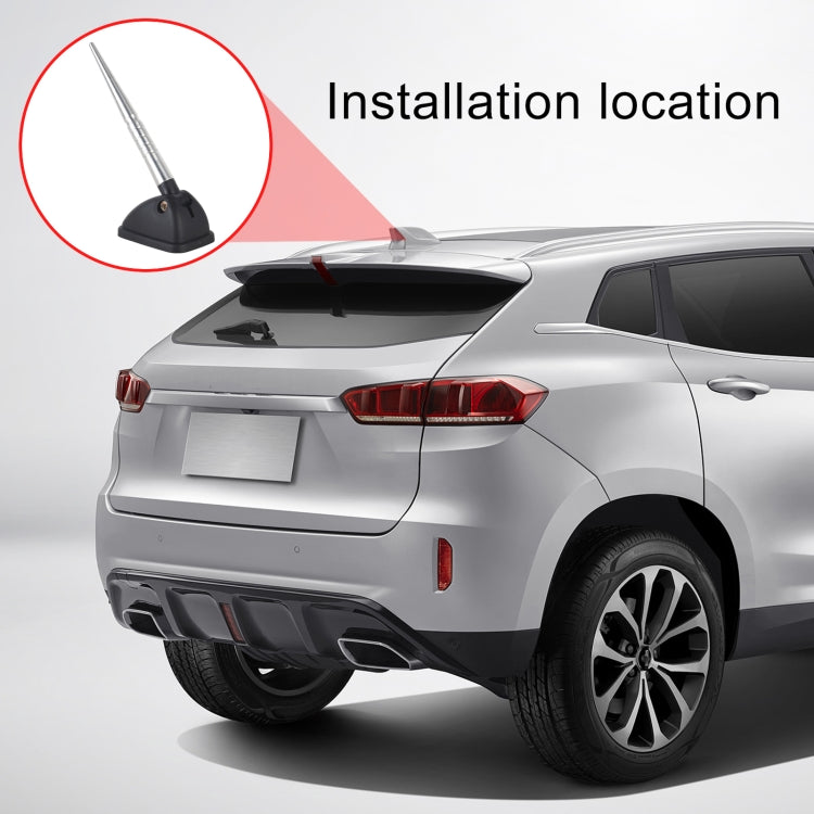 YQ-610A 12x1.3cm Car Radio Roof Enhanced Signal Antenna Mast, YQ-610A