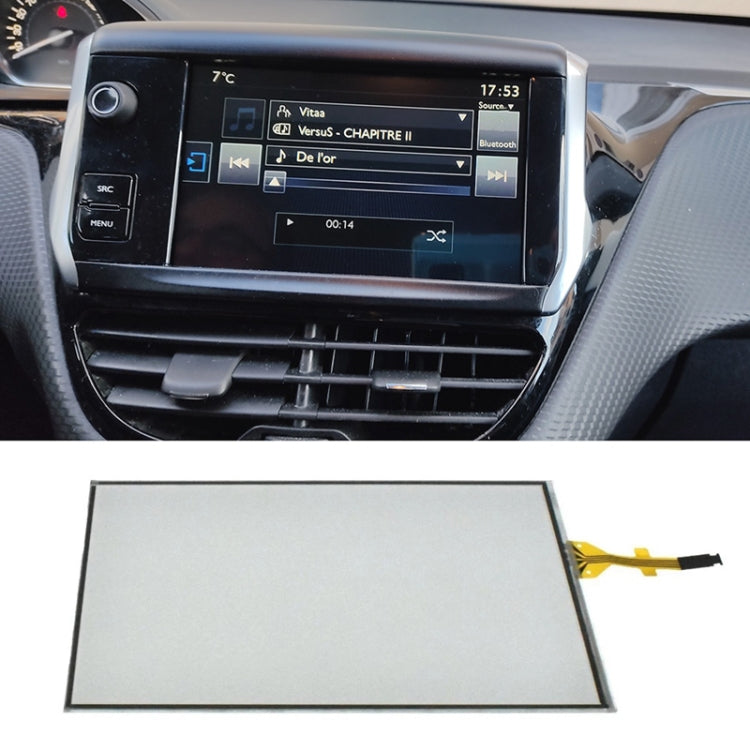 For Peugeot 208 2008 308 / Citroen C5 Car Contact Screen Glass Digitizer Display Touch Screen LAM070G004A GCX156AKM, For Peugeot 208