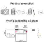 Yesido KM15 4K Dual Dash Camera Driving Recorder, KM15