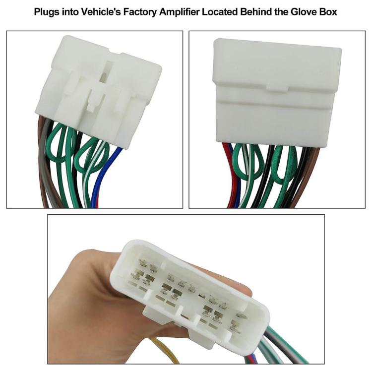 Radio Wiring Harness Stereo Connector with Amplifier Bypass for LEXUS IS300 2001-2005, For LEXUS IS300 2001-2005