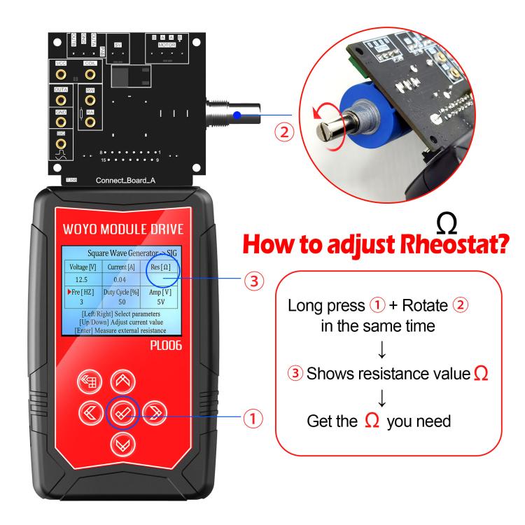 WOYO PL006 Automotive Component Sensor Offline Drive Tester for Automotive Maintenance and Inspection Sensors Auto tools, PL006