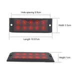 2pcs Car / Truck 10LEDs Side Marker Indicator Lights Bulb Lamp, MK-017(Orange), MK-017 (Red), MK-017 (White)