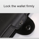 X-7 Antimagnetic RFID  Multi-functional Aluminum Crazy Horse Texture Leather Card Bag Wallet