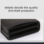 X-7 Antimagnetic RFID  Multi-functional Aluminum Crazy Horse Texture Leather Card Bag Wallet