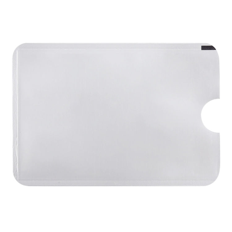 100pcs Aluminum Foil Anti Theft RFID Blocking Sleeve Card Protector, Size: 9.1*6.3cm, RFID SAFE 100pcs