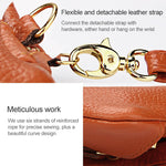 2001 Horizontal Square Litchi Texture Wallet Clutch Bag for Ladies, with Detachable Hand Strap & 6 Key Rings, Orange, Pink, Green, Yellow