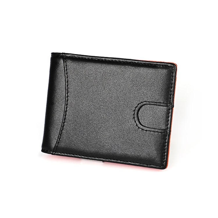 9606 Cowhide Leather Anti-magnetic RFID Multiple Card Slots Wallet for Men, with Zipper Bag, 9606 Black, 9606 Coffee