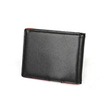 9606 Cowhide Leather Anti-magnetic RFID Multiple Card Slots Wallet for Men, with Zipper Bag, 9606 Black, 9606 Coffee