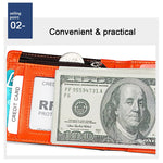 9606 Cowhide Leather Anti-magnetic RFID Multiple Card Slots Wallet for Men, with Zipper Bag, 9606 Black, 9606 Coffee