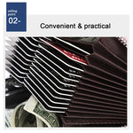 KB195 Zipper Cowhide Leather Double Row Organ Shape Multiple Card Slots Anti-magnetic RFID Wallet Clutch Bag for Ladies, KB195 Rose Red, KB195 Black, KB195 Coffee, KB195 Pink, KB195 Purple