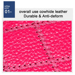 KB213 Diamond Texture Zipper Cowhide Leather Double Row Organ Shape Multiple Card Slots Anti-magnetic RFID Wallet Clutch Bag for Ladies, KB213 Rose Red, KB213 Black, KB213 Pink, KB213 Blue, KB213 Light Pink