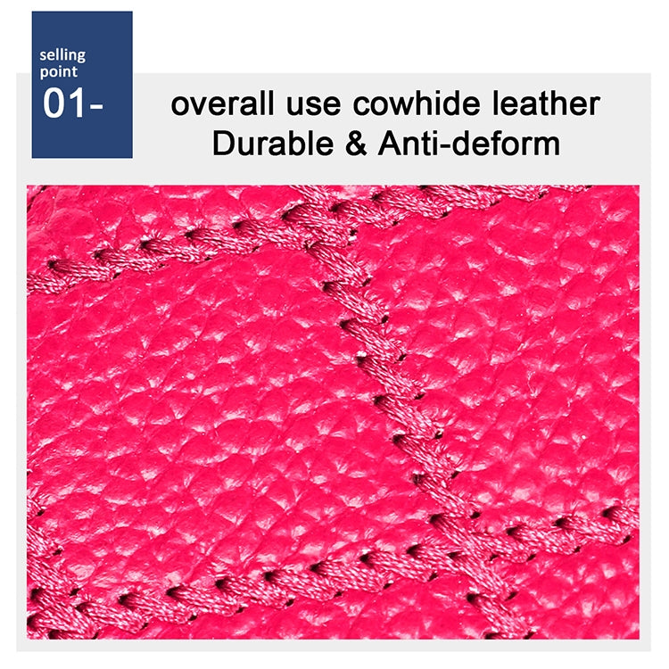 KB213 Diamond Texture Zipper Cowhide Leather Double Row Organ Shape Multiple Card Slots Anti-magnetic RFID Wallet Clutch Bag for Ladies, KB213 Rose Red, KB213 Black, KB213 Pink, KB213 Blue, KB213 Light Pink