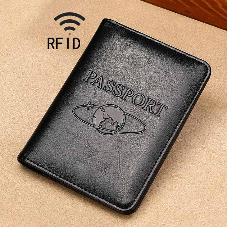 TP-8296 Multi-functional RFID Leather Travel Passport Holder