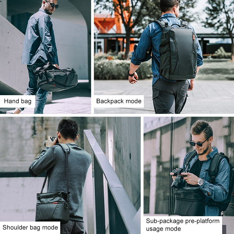 PGYTECH P-CB-020 2 in 1 Waterproof  Shockproof Outdoor Dual Shoulders Backpack + Single Shoulder Bag, P-CB-020
