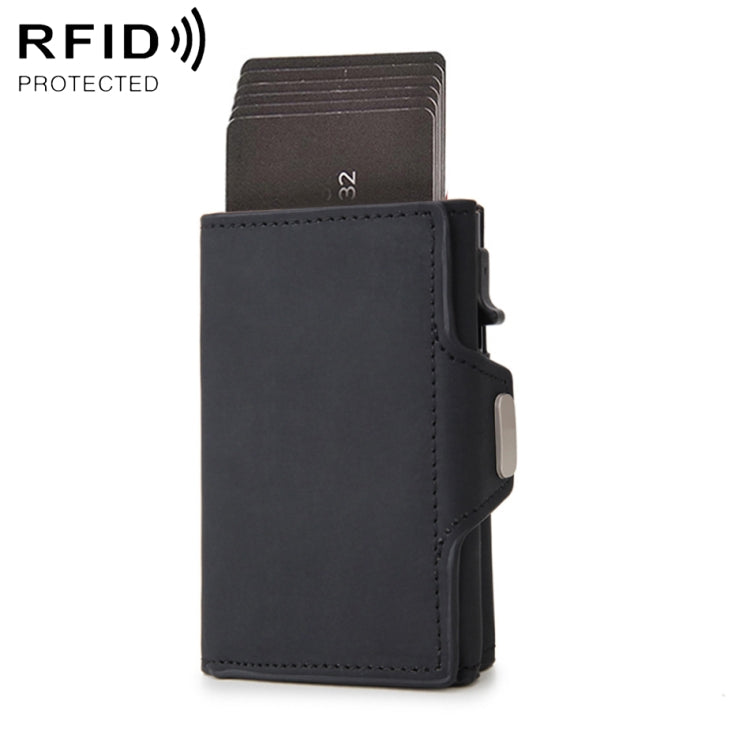 CH0727-1 RFID Carbon Fiber Zipper Multifunctional Card Package