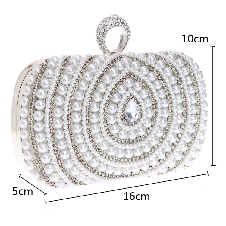 Women Fashion Banquet Party Pearl Handbag