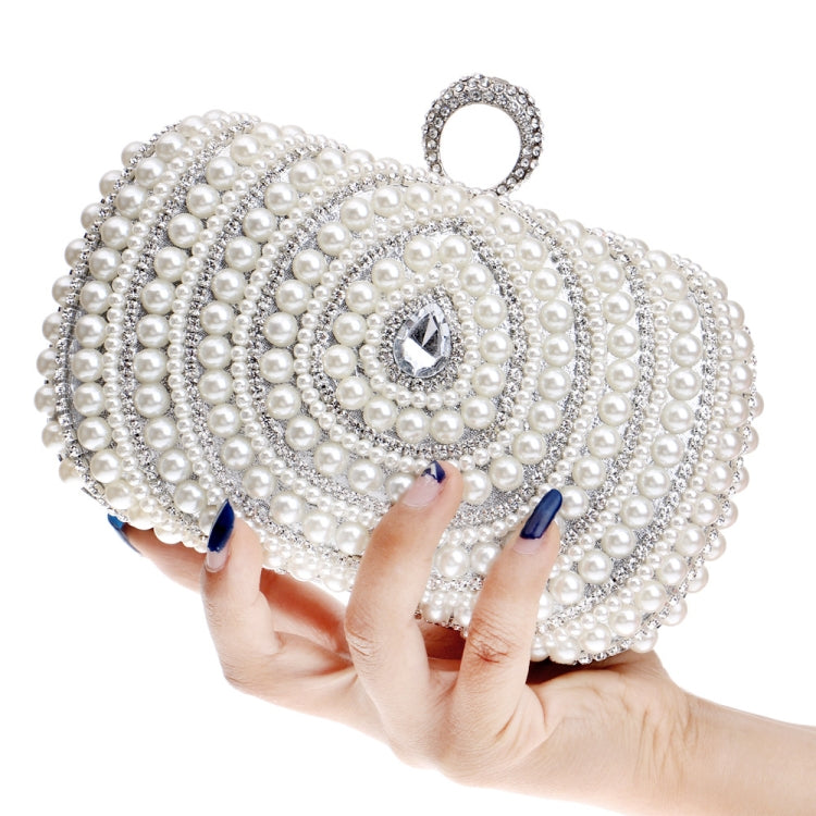 Women Fashion Banquet Party Pearl Handbag