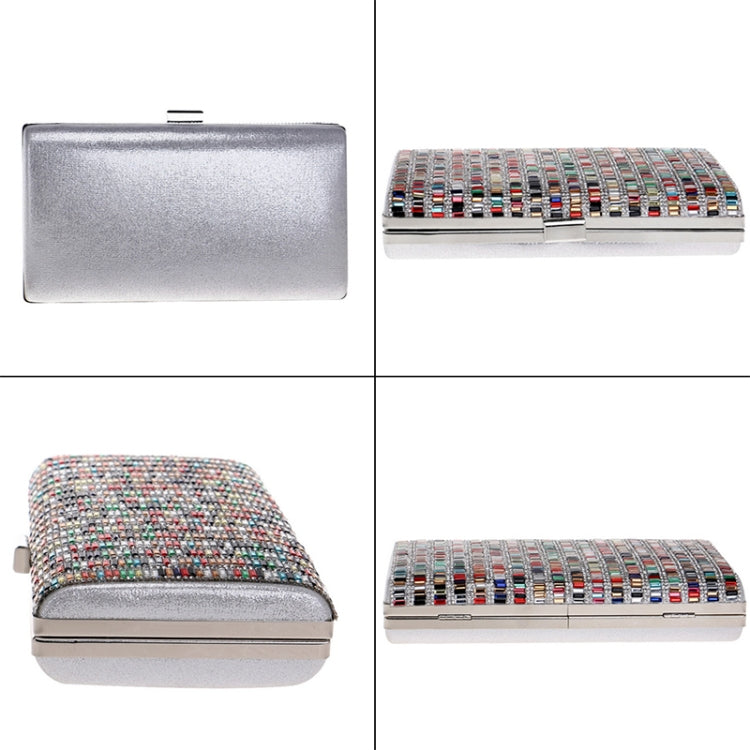 Women Fashion Banquet Party Diamond Square Handbag