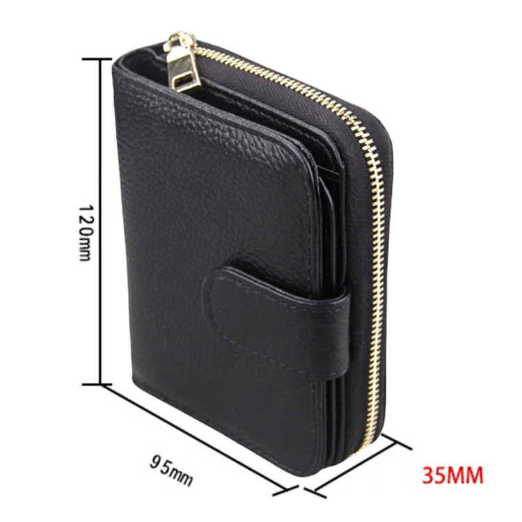 KB132 Female Style Full Grain Cow Leather Multifunctional RFID Wallet/ Card Bag/ Driving License Package