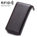 902 Antimagnetic RFID Litchi Texture Women Large Capacity Hand Wallet Purse Phone Bag with Card Slots