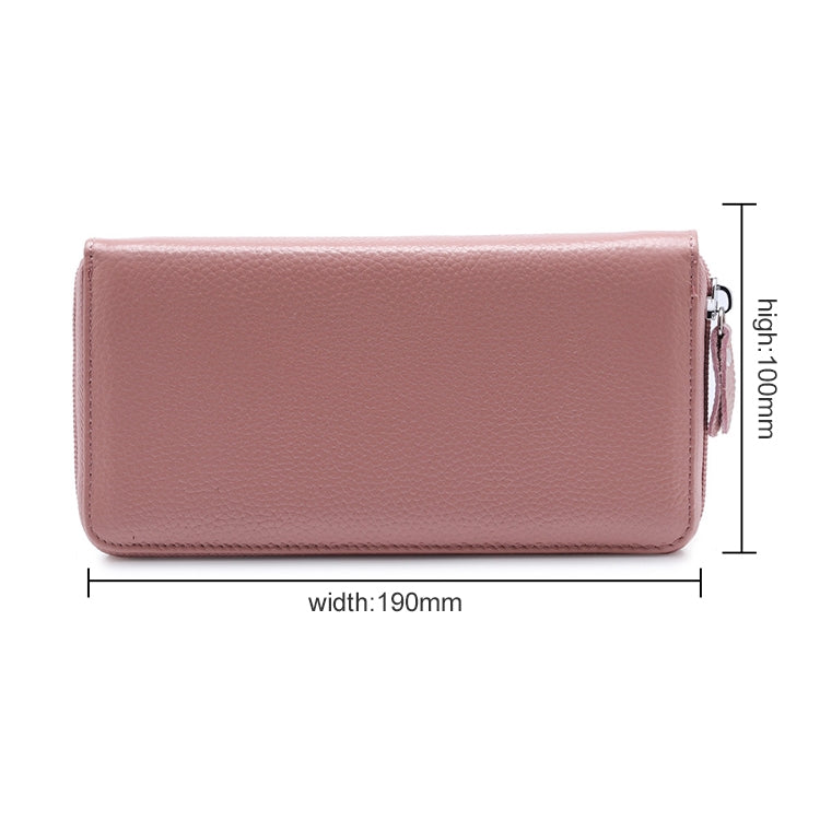 902 Antimagnetic RFID Litchi Texture Women Large Capacity Hand Wallet Purse Phone Bag with Card Slots