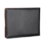 9602 Antimagnetic RFID Mini Crazy Horse Texture Leather Wallet Billfold, 9602