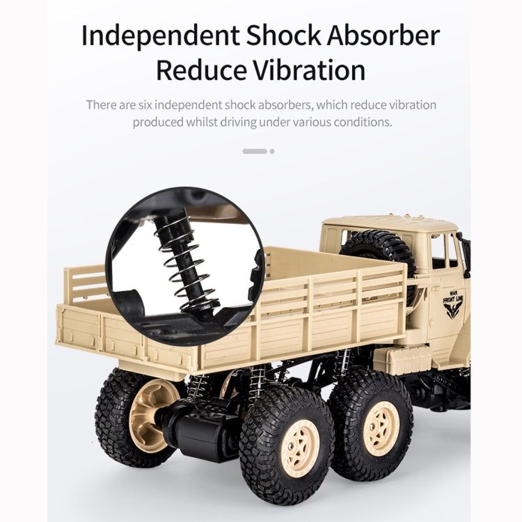 JJR/C 1:18 2.4Ghz 4 Channel Remote Control Dongfeng 7 Six-wheeled Armor Truck Vehicle Toy, Dongfeng 7 (Green), Dongfeng 7 (Yellow)