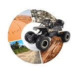 HD6026 1:12 Large Alloy Climbing Car Mountain Cross-country Four-wheel Drive Remote Control Car Toy, Size: 37cm, HD6026 1:12(Silver), HD6026 1:12(Black), 6255 2.4GHz 1:16(Green), HD6026 1:12(Gold), HD6026 1:12(Red)