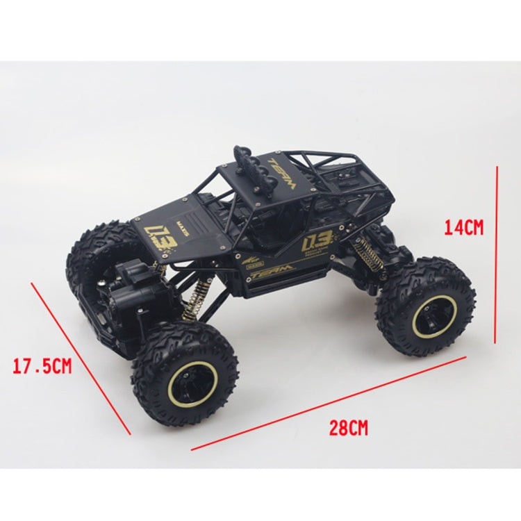 HD6026 1:16 Large Alloy Climbing Car Mountain Cross-country Four-wheel Drive Remote Control Car Toy, Size: 28cm, HD6026 1:16(Black), HD6026 1:16(Blue), HD6026 1:16(Red), HD6026 1:16(Silver)