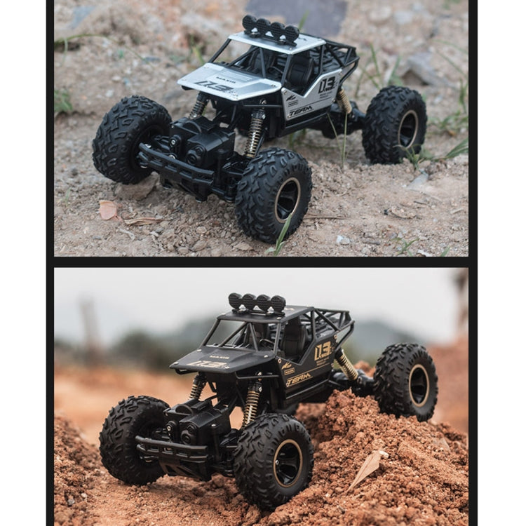 HD6026 1:16 Large Alloy Climbing Car Mountain Cross-country Four-wheel Drive Remote Control Car Toy, Size: 28cm, HD6026 1:16(Black), HD6026 1:16(Blue), HD6026 1:16(Red), HD6026 1:16(Silver)