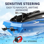 2.4G Children Rc Boat Remote Control Toy, YDJ-B801(Black), YDJ-B801(Blue)