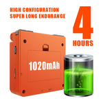 Powkiddy V90 3.0 inch IPS Screen 64-bit Retro Handheld Game Console with 16GB Memory, V90 / Yellow