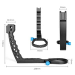 YELANGU A69 Lifting Handle Pot Handheld Stabilizer Extension Mount for DJI Ronin SC, A69 for DJI Ronin SC