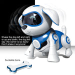 USB Charging Smart Touch Sensing Machine Dog Children Electric Toys, Supports Walking & Gnawing Bones & Lights & Music, Pink, Blue