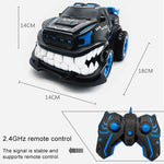 HD885J Devil Tooth Shape 360 Degree Upright Rotation Stunt Remote Control Car Electric Vehicle Toy