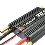 Flycolor Flymoster Series 90A 2-6S Waterproof Electronic Speed Controller for RC Boat, 90A 2-6S