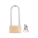 Copper Padlock Small Lock, Style: Long Lock Beam, 50mm Not Open, Long, 50mm Not Open