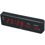 Combinatorial Alarm Clock Practical Digital Hanging Dual-purpose LED Clock, EU Plug