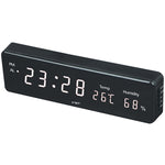Combinatorial Alarm Clock Practical Digital Hanging Dual-purpose LED Clock, EU Plug