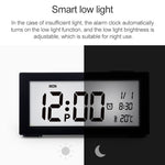 Automatic Night Light Electronic Clock Large Screen Adjustable Backlight Alarm Clock