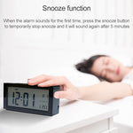 Automatic Night Light Electronic Clock Large Screen Adjustable Backlight Alarm Clock
