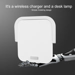 مصباح مكتب LED يعمل باللمس مع شاحن لاسلكي محمول XM9902
